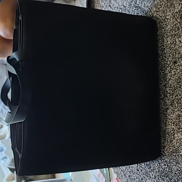 VICTORIA SECRET black/gold wine holder/cooler beach tote - Picture 4 of 6